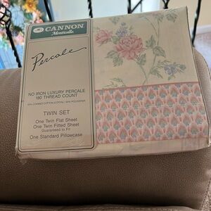 Canon Percale Twin Set in flower pink